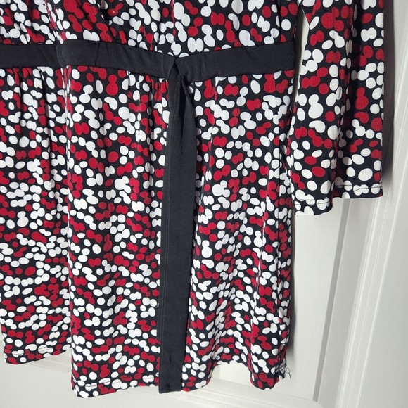 Motherhood Maternity Women's Small Adjustable White Shirt Top Red Polka Dot Baby - Picture 3 of 8